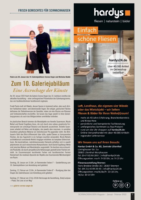 SCHWACHHAUSEN Magazin | Januar - Februar 2021