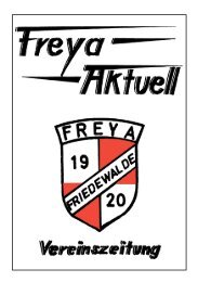 Aktuell - TuS Freya Friedewalde 1920 eV