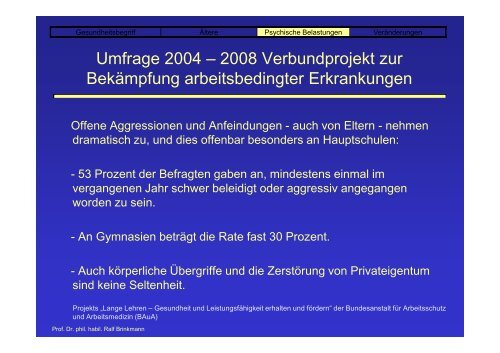 Gesund auch nach 30 Arbeitsjahren Gesundheitstag für GEW