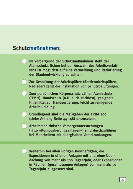 Die Biostoffverordnung - Arbeitssicherheit und Gesundheitsschutz ...