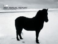 2001 annual report - Centre for Contemporary Photography