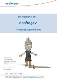 Zur Pressemappe - Esslinger Verlag