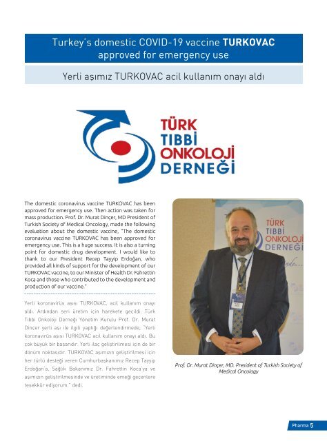 Pharma Turkey January February 2022