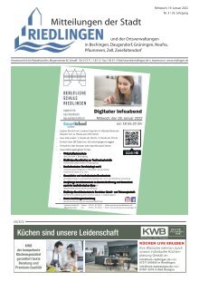 Amtliches Mitteilungsblatt Riedlingen 19.01.2022