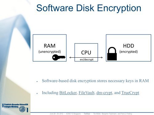 TreVisor - Cryptography & Security Department