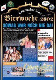 SOWAS WAR NOCH NIE DA! - Bierfestzeitung