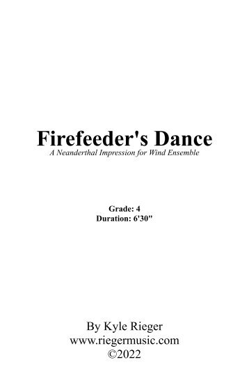 Firefeeder's Dance