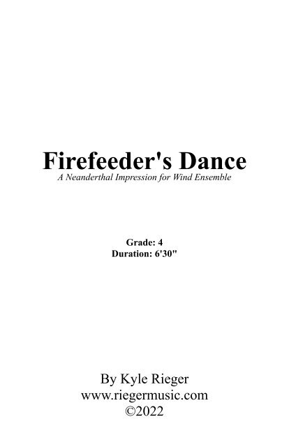 Firefeeder's Dance