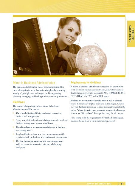 UNDERGRADUATE CATALOG - UMUC Europe