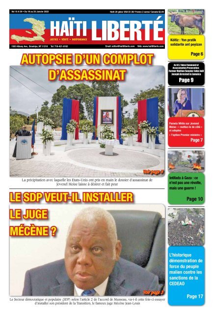 Haiti Liberte 19 Janvier 2022