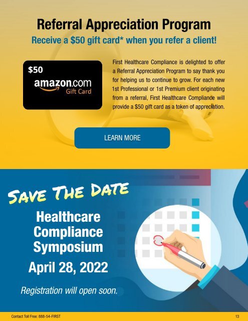 First Healthcare Compliance CONNECT January 2022