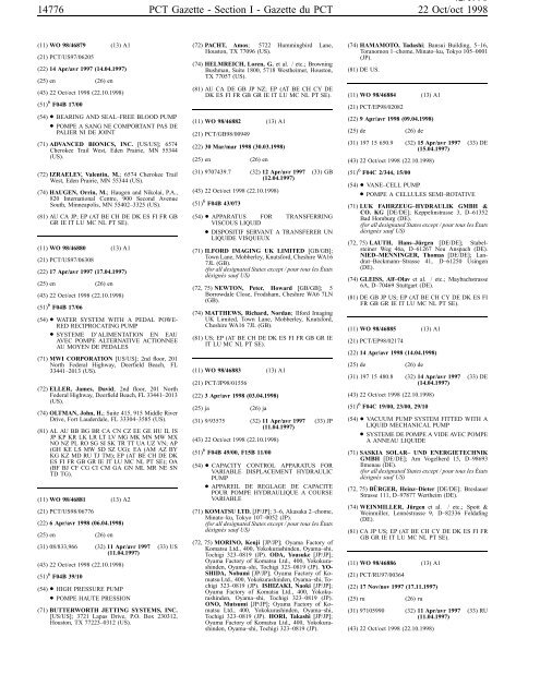 section 1 - World Intellectual Property Organization