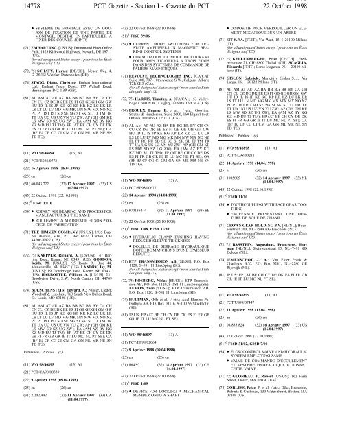 section 1 - World Intellectual Property Organization