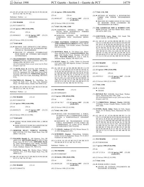 section 1 - World Intellectual Property Organization