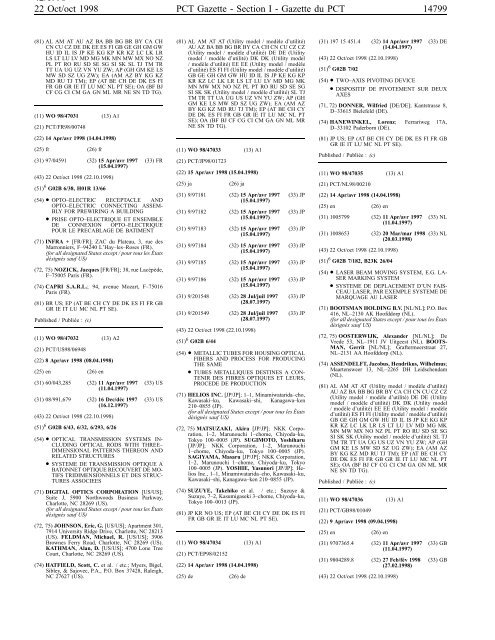 section 1 - World Intellectual Property Organization