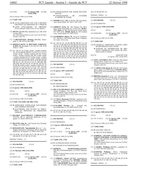 section 1 - World Intellectual Property Organization