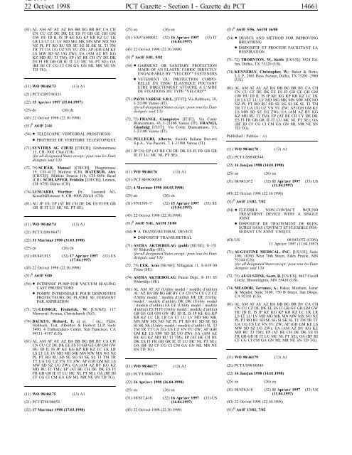 section 1 - World Intellectual Property Organization