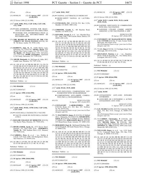 section 1 - World Intellectual Property Organization