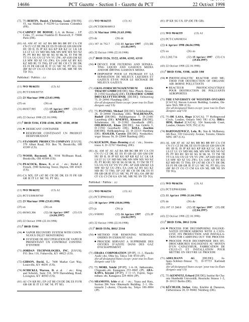 section 1 - World Intellectual Property Organization