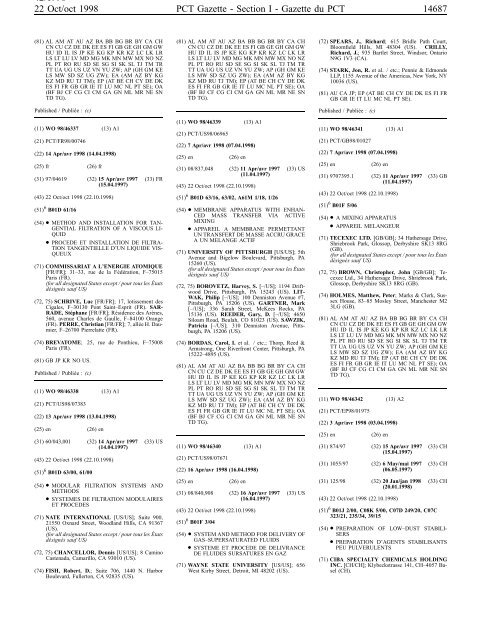 section 1 - World Intellectual Property Organization