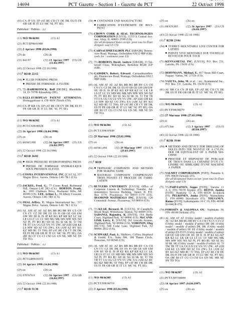 section 1 - World Intellectual Property Organization