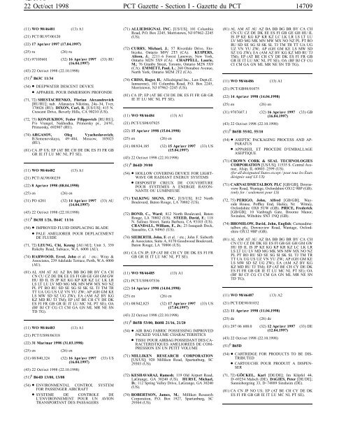 section 1 - World Intellectual Property Organization