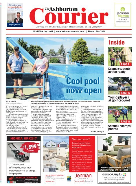 Ashburton Courier: January 20, 2022