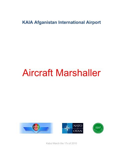 Aircraft Marshalls - Ministry of Transport and Civil Aviation