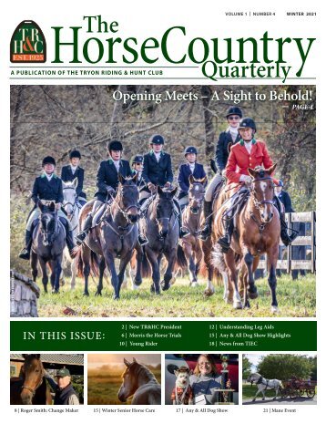 TR&HC Horse Country Quarterly - V1N4 - winter 2021