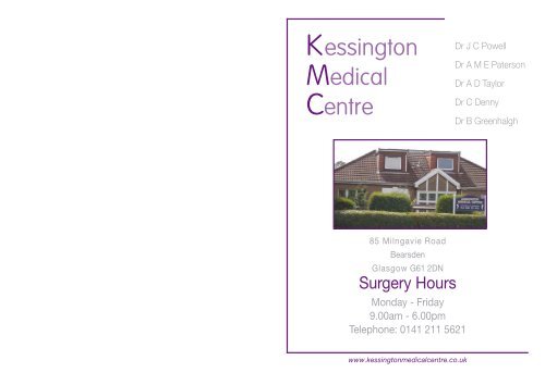 Download our Surgery Booklet (PDF Format - Kessington Medical ...