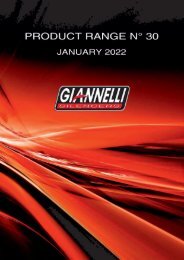 Giannelli - Product Range N° 30 - January 2022