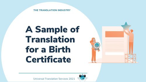 Birth Certificate Translation Sample