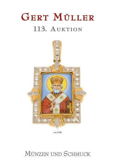113. Auktion - Münzen und Schmuck