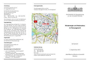 Symposium Windenergie und Netzausbau im Planungsrecht - DASL ...