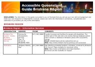 Accessible Queensland Guide Brisbane Region