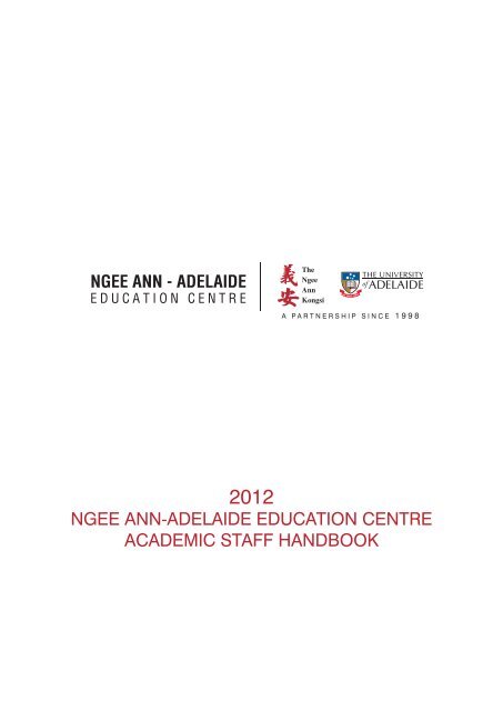 Examination Instruction Form - Ngee Ann-Adelaide Education Centre