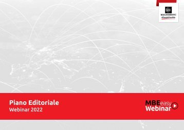 Piano Editoriale Webinar - Gennaio 2022