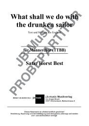 What shall we do with the drunken sailor (Männerchor TTBB)