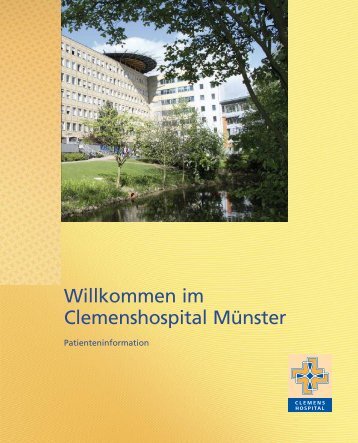 Patienteninformation - Clemenshospital Münster