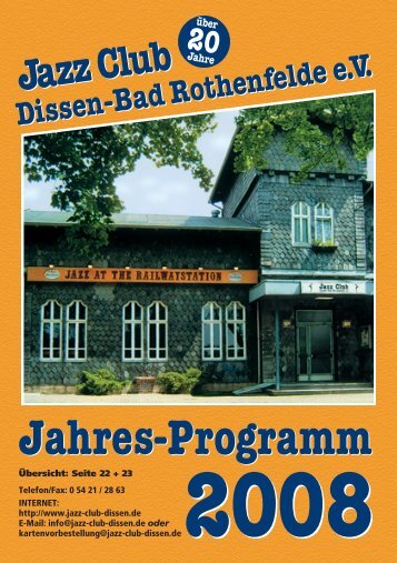 2008 - Jazz Club Dissen - Bad Rothenfelde eV