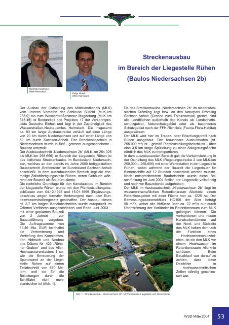 Informationen 2004 - WSD Mitte - Wasser- und ...