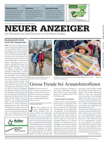Neuer Anzeiger 21. Januar 2022