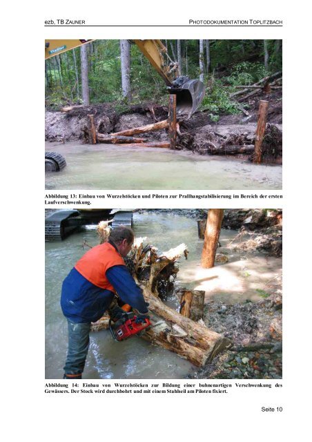 Toplitzbach - Hochwasserschutz mit fischökologischer Fachplanung