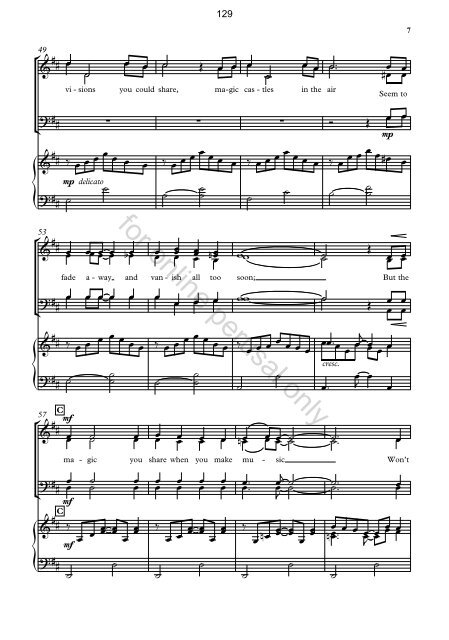 Rutter SATB Secular choral sampler 