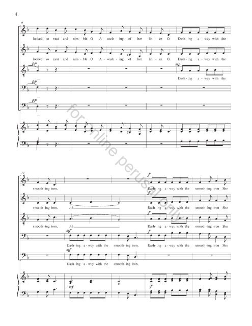 Rutter SATB Secular choral sampler 