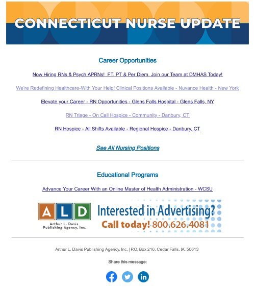 Connecticut Nurse Update - January 2022