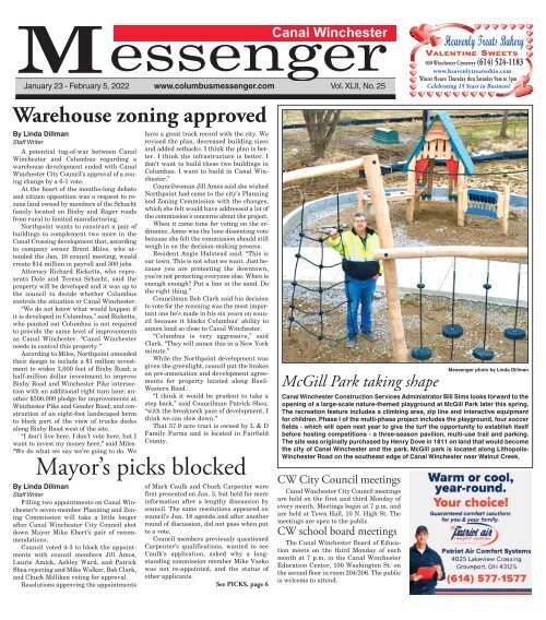 Canal Winchester Messenger - January 23rd, 2022