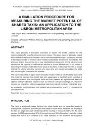 a simulation procedure for shared taxis