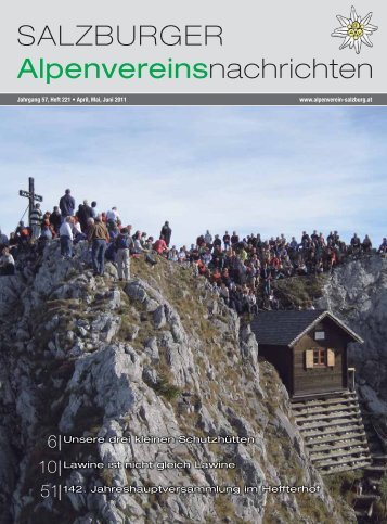 SALZBURGER Alpenvereinsnachrichten - Alpenverein Salzburg