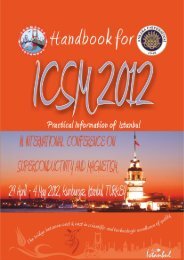 practical information booklet here. - ICSM 2012